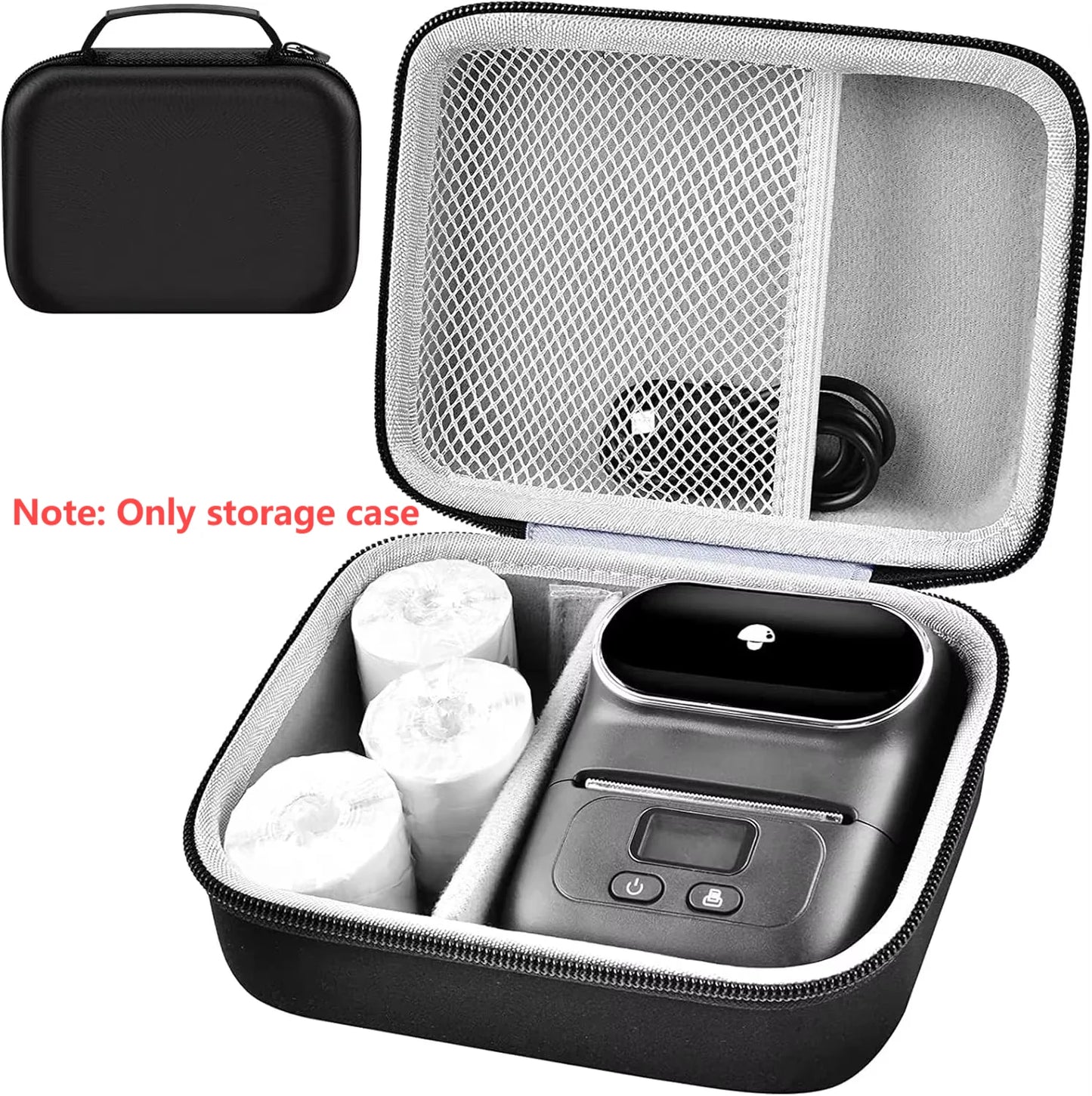 Case Compatible with Phomemo M110 Label Maker - Portable Mini Bluetooth Thermal Label Maker Carrying Storage Bag (Box Only)