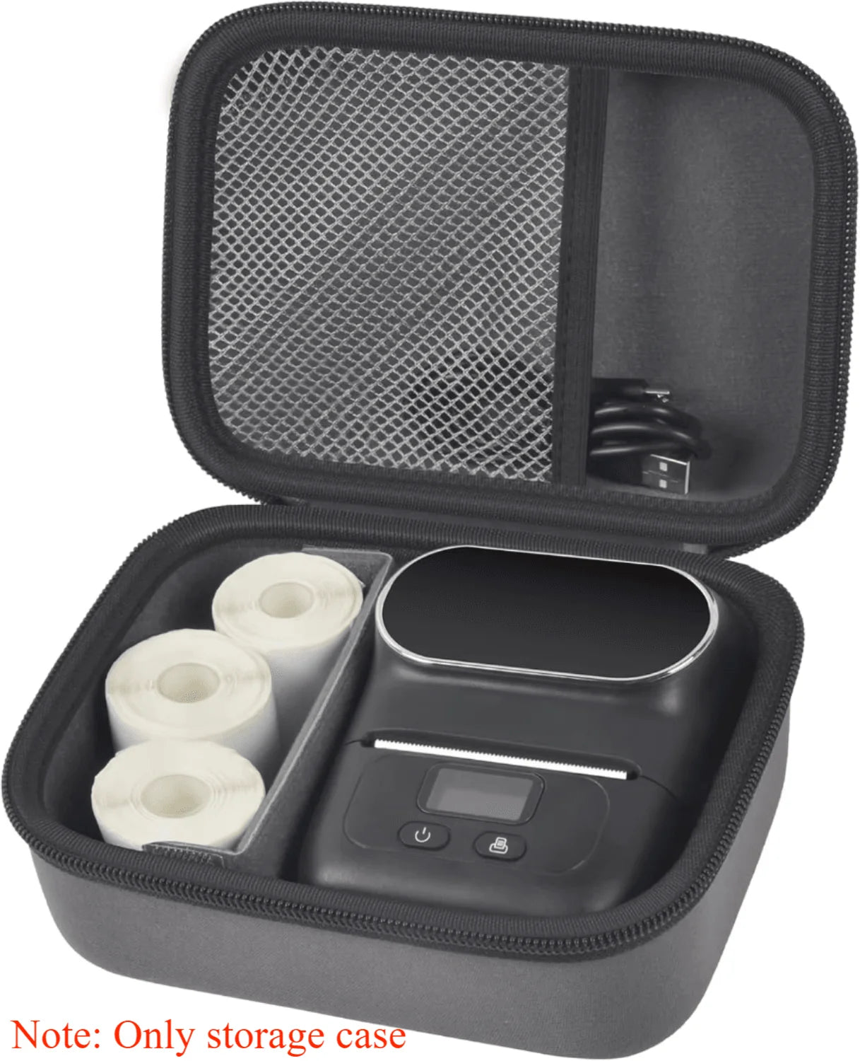 Case Compatible with Phomemo M110 Label Maker - Portable Mini Bluetooth Thermal Label Maker Carrying Storage Bag (Box Only)
