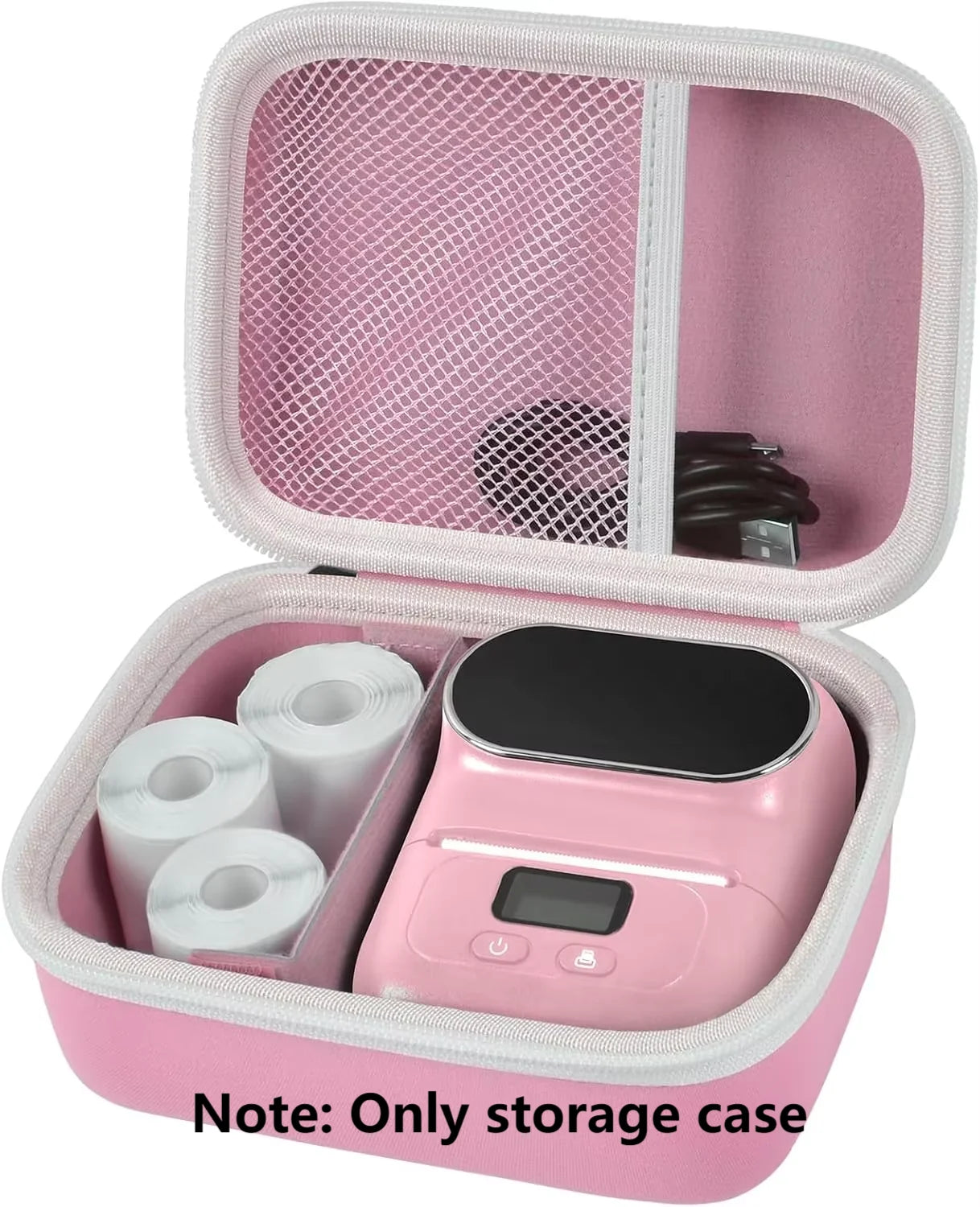 Case Compatible with Phomemo M110 Label Maker - Portable Mini Bluetooth Thermal Label Maker Carrying Storage Bag (Box Only)