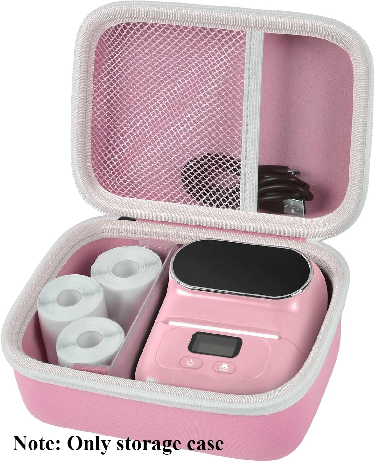Case Compatible with Phomemo M110 Label Maker - Portable Mini Bluetooth Thermal Label Maker Carrying Storage Bag (Box Only)