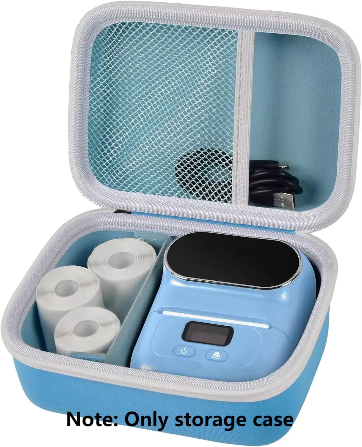 Case Compatible with Phomemo M110 Label Maker - Portable Mini Bluetooth Thermal Label Maker Carrying Storage Bag (Box Only)