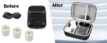 Case Compatible with Phomemo M110 Label Maker - Portable Mini Bluetooth Thermal Label Maker Carrying Storage Bag  (Box Only)