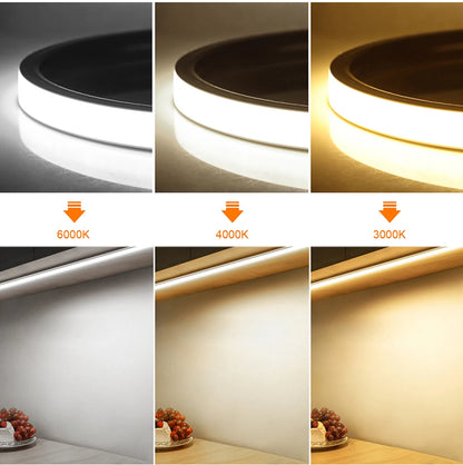 Smart PIR Motion Sensor Super Bright COB LED Strip Neon Light Auto ON/OFF 320leds/m Waterproof for Kitchen,Stair,Wardrobe Decor